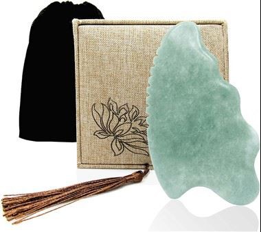 Gua Sha kamene hrebeňa na uvoľnenie svalov tela