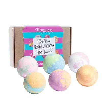 Darčeková súprava organických kúpeľných bômb