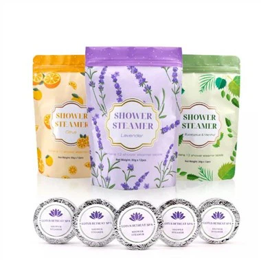 Aromaterapeutické sprchové parníky