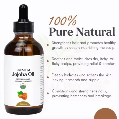 Private Label Hair Growth Scalp Care Jojoba Oil